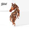 Animal-inspired Jewelry Horse Brooch Sparkling Rhinestones Inlaid Enamel Gift Pin