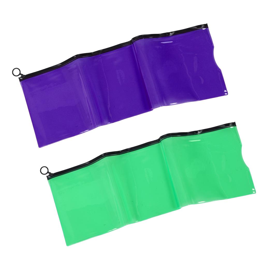 5pcs Wig Storage Bag Transparent PVC Hair Extension Holder With Hangers for Home Large Size