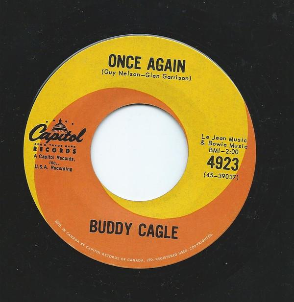 

7inch Record BUDDY CAGLE - Once Again 4923 CAPITOL 1963 Canada Country/Folk Used