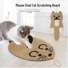 Hemp Mouse Cat Scratching Pad - Durable Hemp Rope Mat for Claw Sharpening & Scratch Protection, No Shedding.