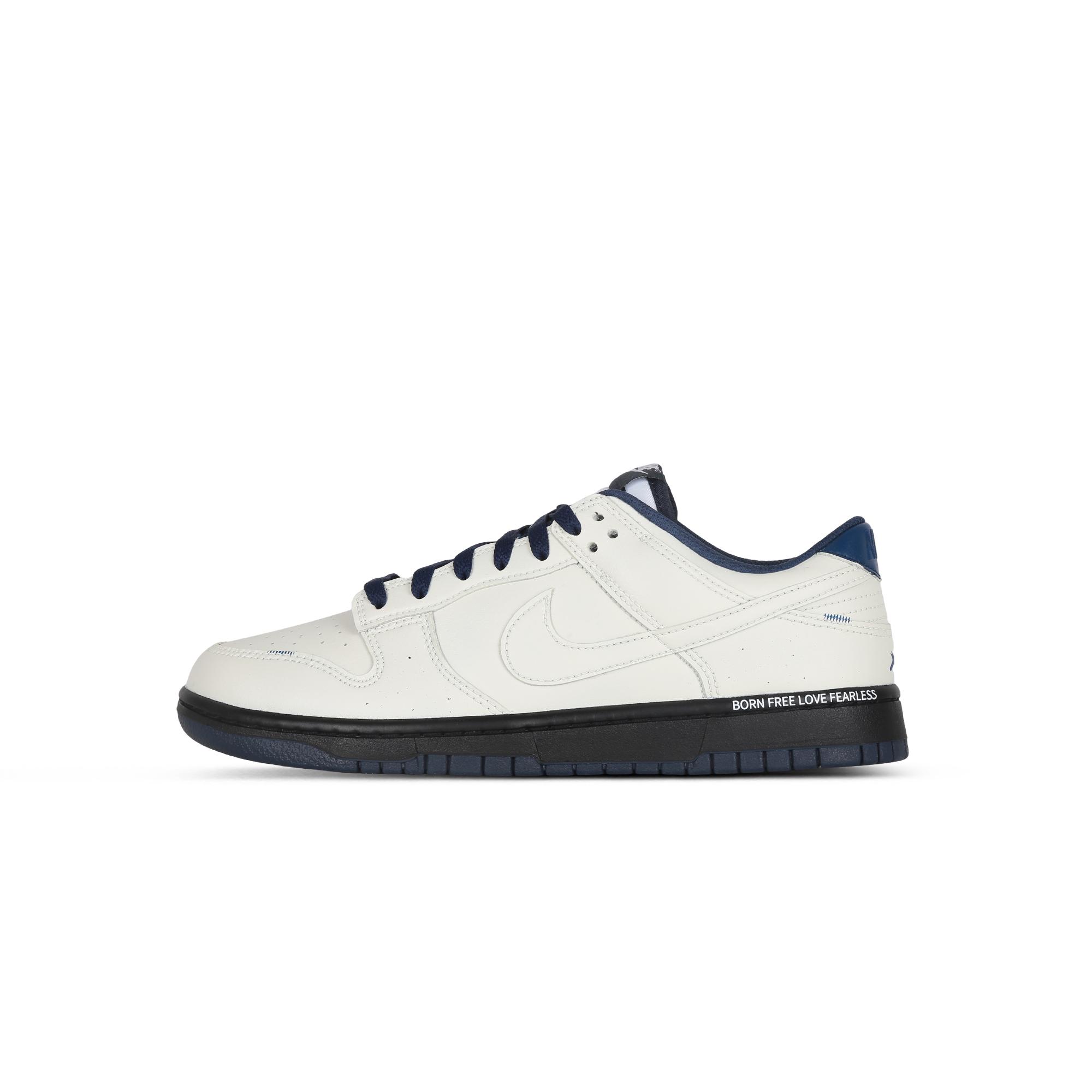 

Nike Dunk Towards The Sea Cushioning Coverage Slip Resistant Low top Skateboard Shoes Unisex Beige Blue Black HF5441-107(Team1877-) 46