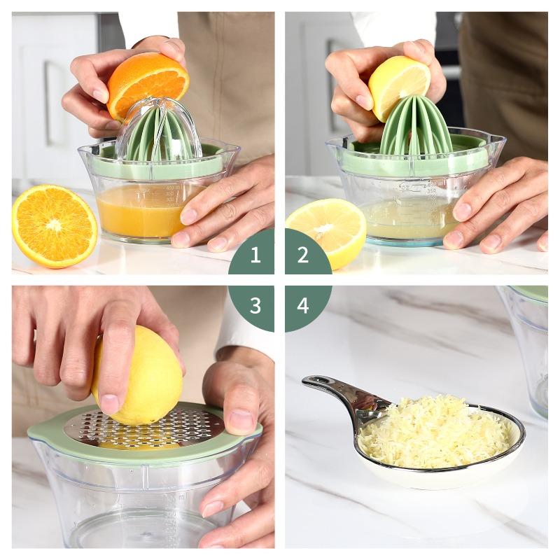Manual Juicer Portable Multifunctional Hand Press Juicer for Fruits and Vegetables Home Outdoor Stall Fruit Juice Making Tool