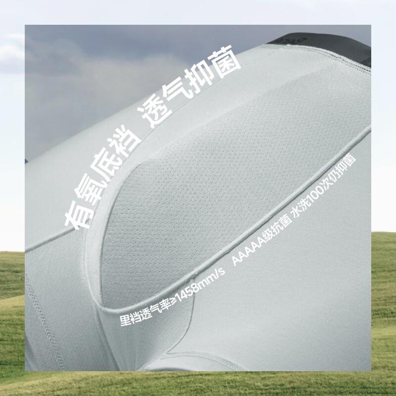 beneunder Men's Modal Anti-Bacterial Boxer Briefs (3-Pack)