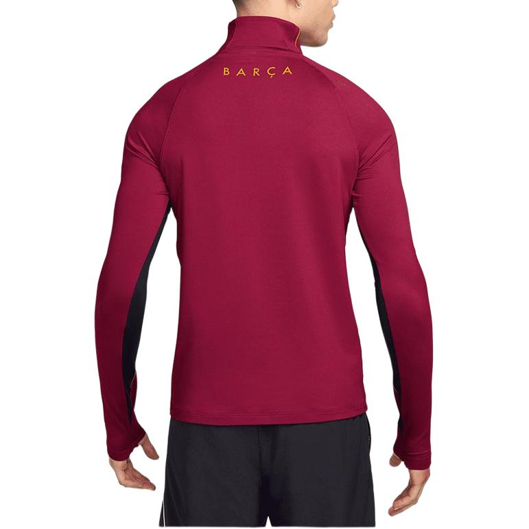 Nike Logo Half-Zip Long Sleeve Football Shirt Men tops II3253-621