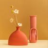 Mordison Specialformad Färgstark Morandi Europeisk Keramisk Vas Skrivbordsblomsterarrangemang Dekorativ Prydnad