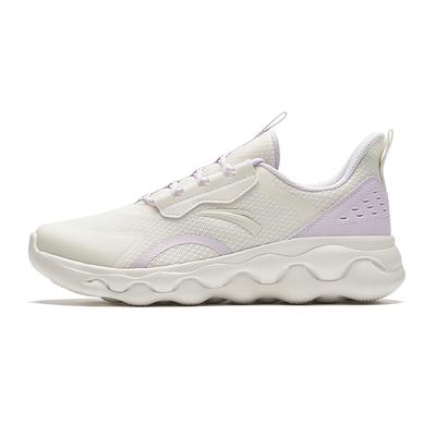 Cómodas Versátiles Antideslizantes Resistentes al Desgaste Zapatillas Casuales de Running de Caña Baja Zapatilla de Mujer Blanco Morado 922235573-4