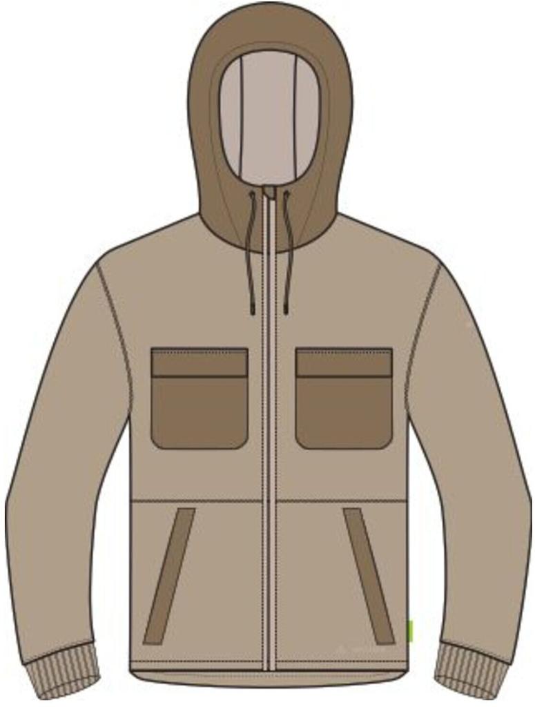 VAUDE Men's Manukau III Fleece Jacket In Linen