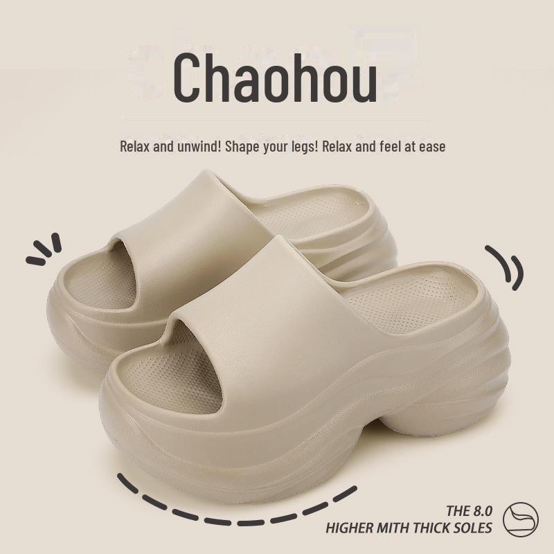 8.0 Thick-Soled Height-Boosting Women's Sandals for Summer, Indoors, Beach, Outdoor Wear