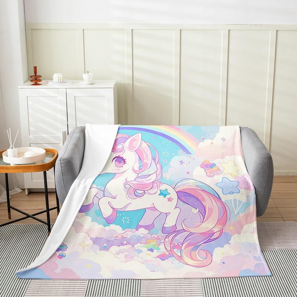 Pink Zebra Print Blanket Soft Fleece Throw Cozy Living Room Decor Animal Pattern Bed Cover Fashion Home Textile