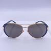 Used Tory Burch Black Lens Border Gold TY6052 316014 Sunglasses Ladies Used