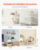 2 Tier Cabinet Organizer Shelf Counter Shelves Steel Storage Spice Rack