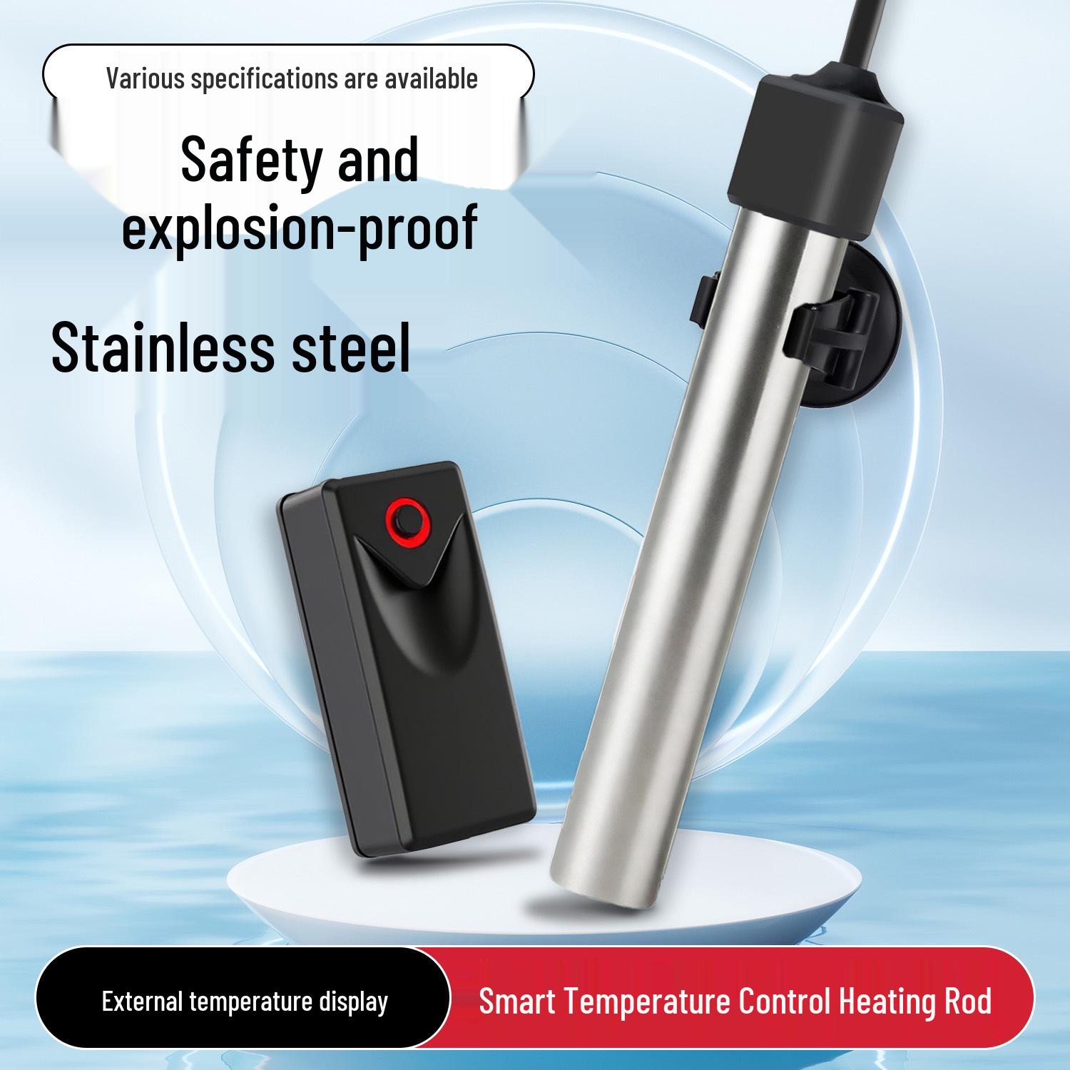 

Stainless Steel Explosion-Proof Aquarium Heater with Intelligent Variable Frequency 50W