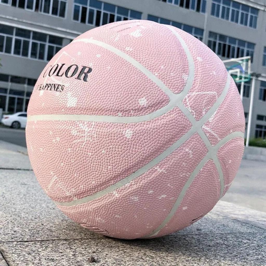 Ballon de Basketball Taille Officielle 6 - Cuir Composite Premium Intérieur, Extérieur avec Texture Haute Adhérence