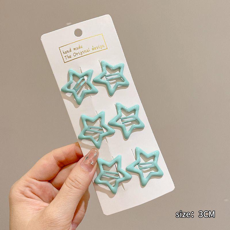 Dopamine Color Bangs Hair Clip Sideburns for Kids & Women - Duckbill Hairpin Headwear