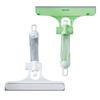 Glass Scraper Ergonomic Handle 3-in-1 Window Cleaning Tool with Spray