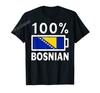More Design Bosnia  Herzegovina Flag Bosnian Power Battery  Tshirts For Men Women T Shirt Hip Hop Tops Cotton Tees