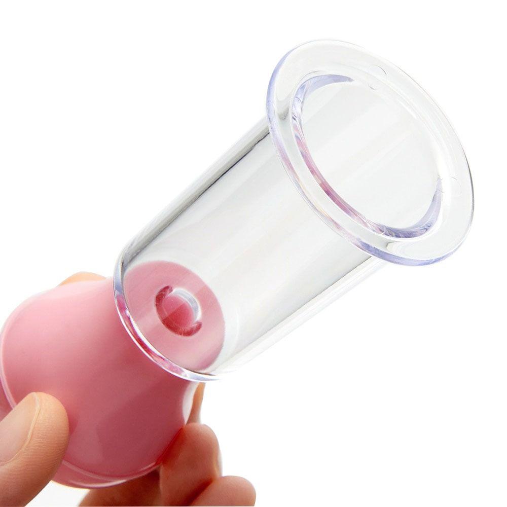 Rubber Vacuum Cup PVC Skin Scraping Cup 3 Sizes Facial Massage Cup  Home Beauty