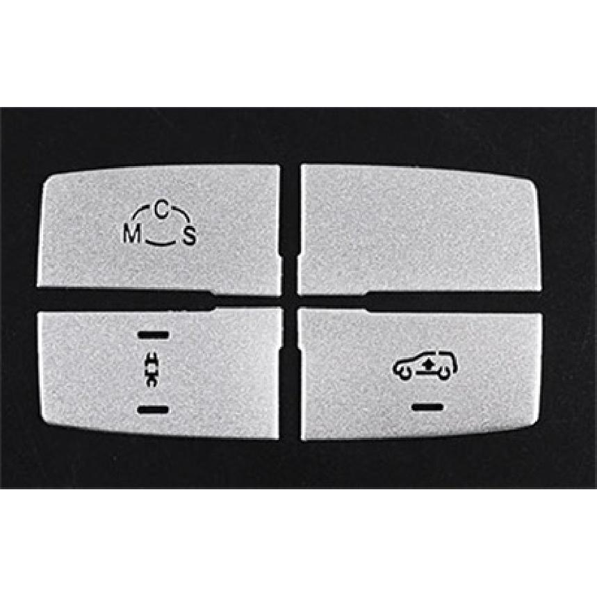 Car Control multimedia Fjädringssystem Knappomkopplare Cover Sticker för Mercedes Benz ML GL GLE GLS klass X166 W166