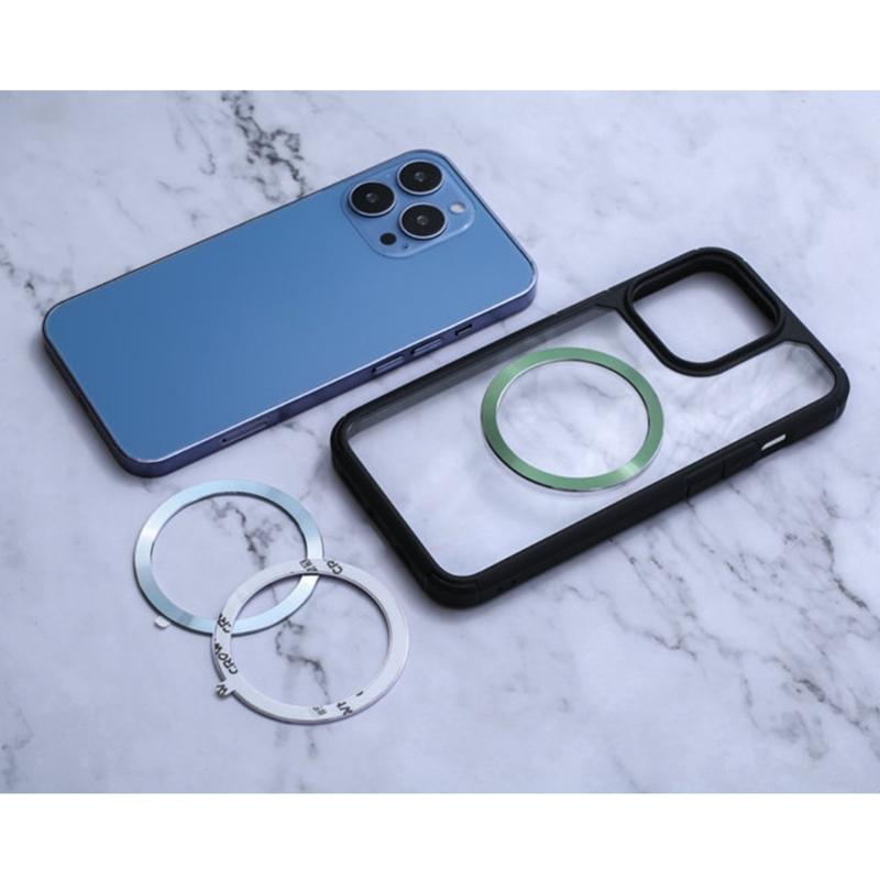 Universal Metal Phone Rings Pattern Magnetic Phone Plate Phone Holder Rings for Magnetic Car Mount Wireless Charging