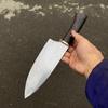 8.3 Inch Deba Knife Double-edged Blade Handmade Damascus Steel Chef Chopper Fish Cleaver Kitchen Knives Meat And Poultry Tools