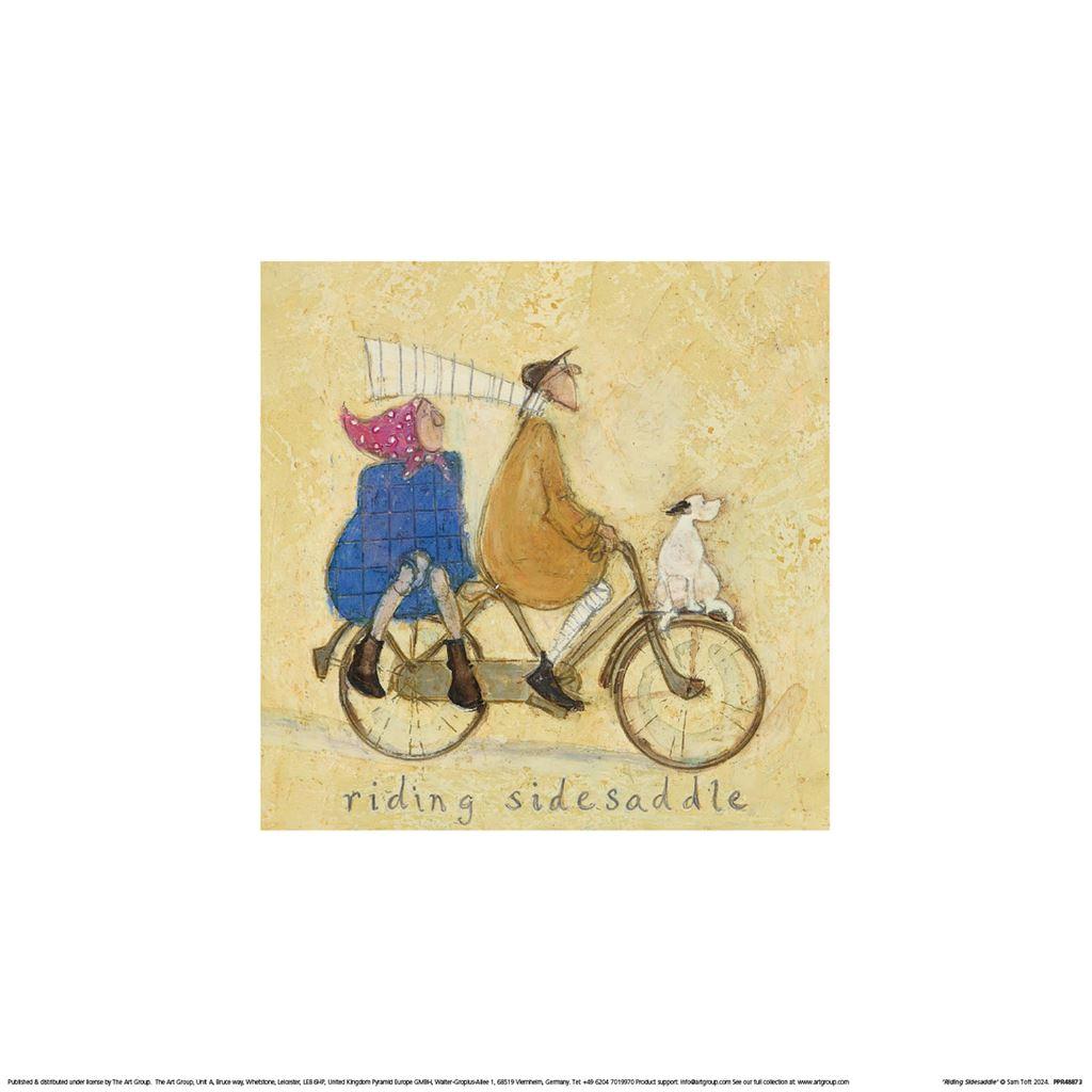 Sam Toft Riding Sidesaddle Poster