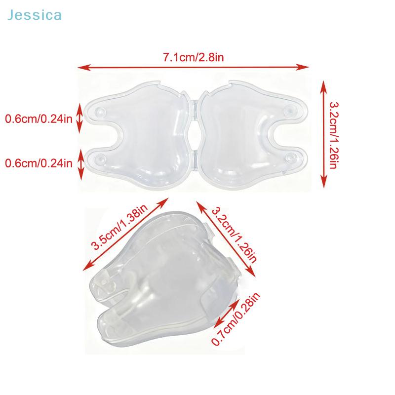 Tooth-Shaped Travel Toothbrush Case - Portable Plastic Storage Box for Toothbrushes & Oral Care Tools