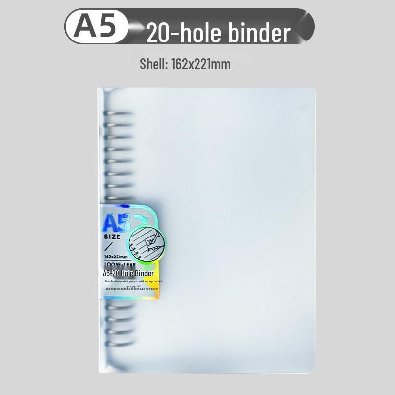 A5/B5 Detachable PP Student Notebook, Loose-leaf Multi-hole Binder