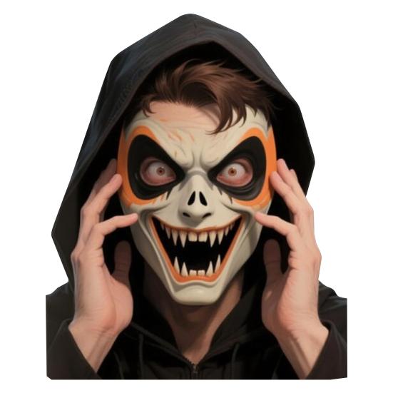 Funny Scary Peeper Creeper Sticker Scary Window Decals Realistic Halloween Window Sticker Static Cling Prank Gifts