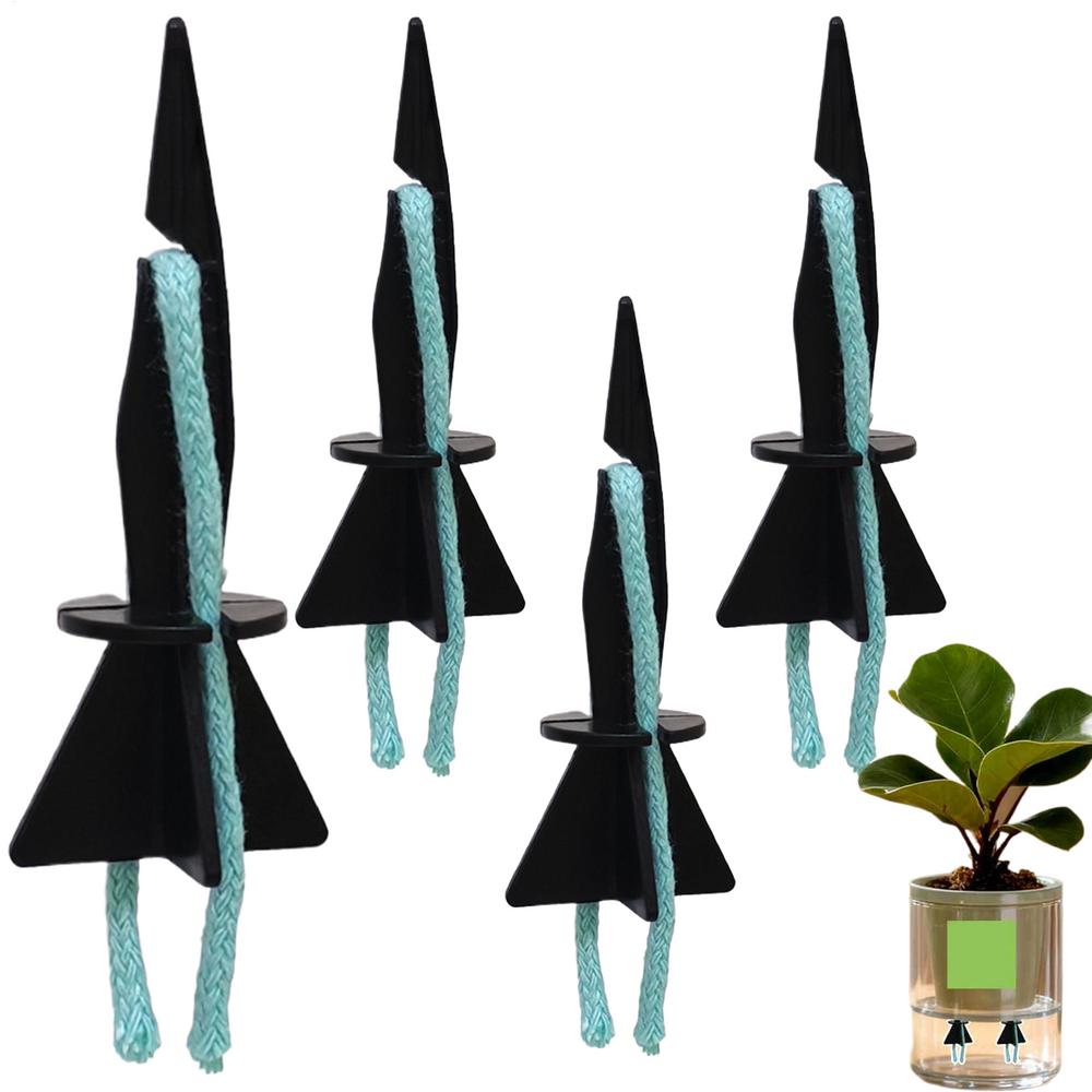 

Самополивающиеся шипы 4 шт. самополивающиеся колонны подходят для комнатных и уличных растений регулируемые посты для медленного полива