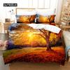 Coconut Tree, Mangrovel Bed Ensemble Comforter Cover Package 3d Bedding Digital Printing Bed Linen Queen Size Size Bed Package  Fashion Design