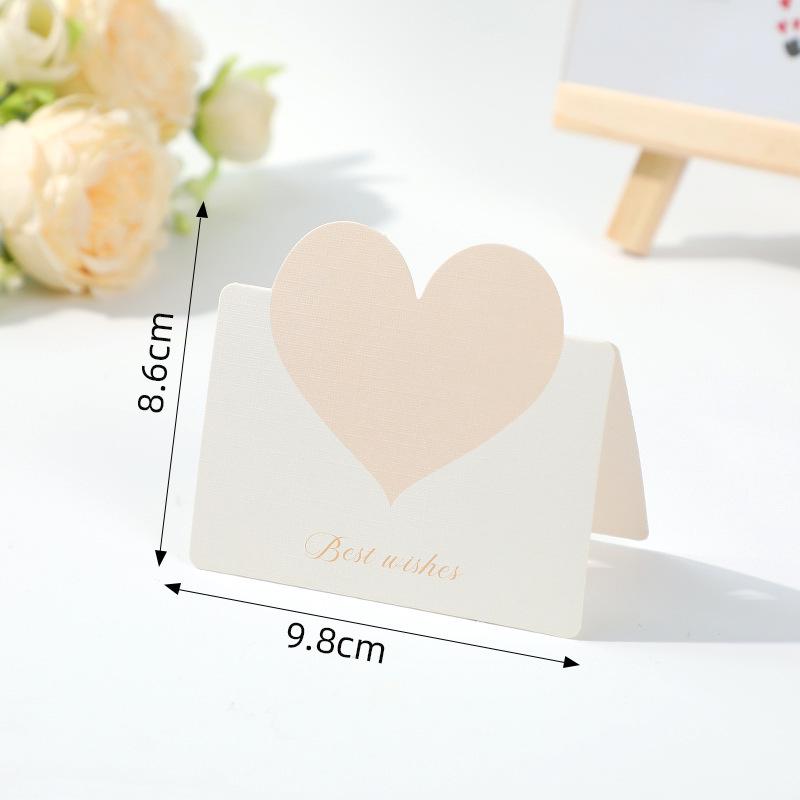 3D High-End Blank Folding Greeting Card with Handwritten Wishes