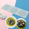 Silicone Mold Fondant Cake Lace Embossed Cake Mold Sugar Lace Mat Cake Decorating Tool Embossing Mat 3 Styles