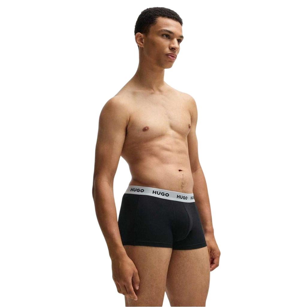 Hugo Mens Logo Boxer Briefs (Pack of 3)