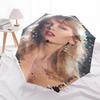 Ombrello Automatico con Apertura e Chiusura a Tema Taylor Swift, Ombrello da Viaggio Compatto, Leggero e Portatile, Adatto per la Spiaggia e gli Spostamenti