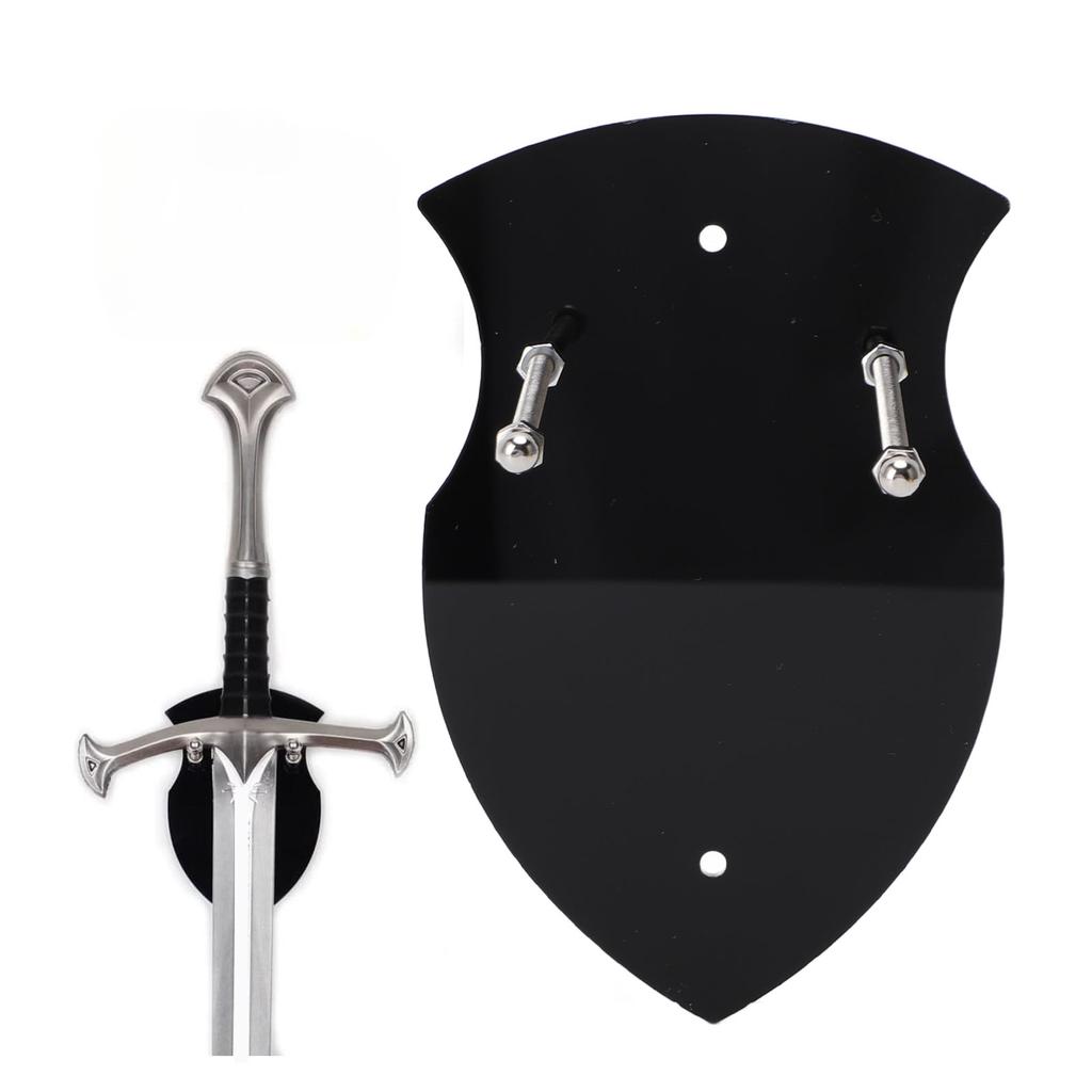 2PCS Sword Holder Rack Hangers Wall Mounted   Holder Stand Acrylic Wall Mount for Sword   Vertical Display Decoration