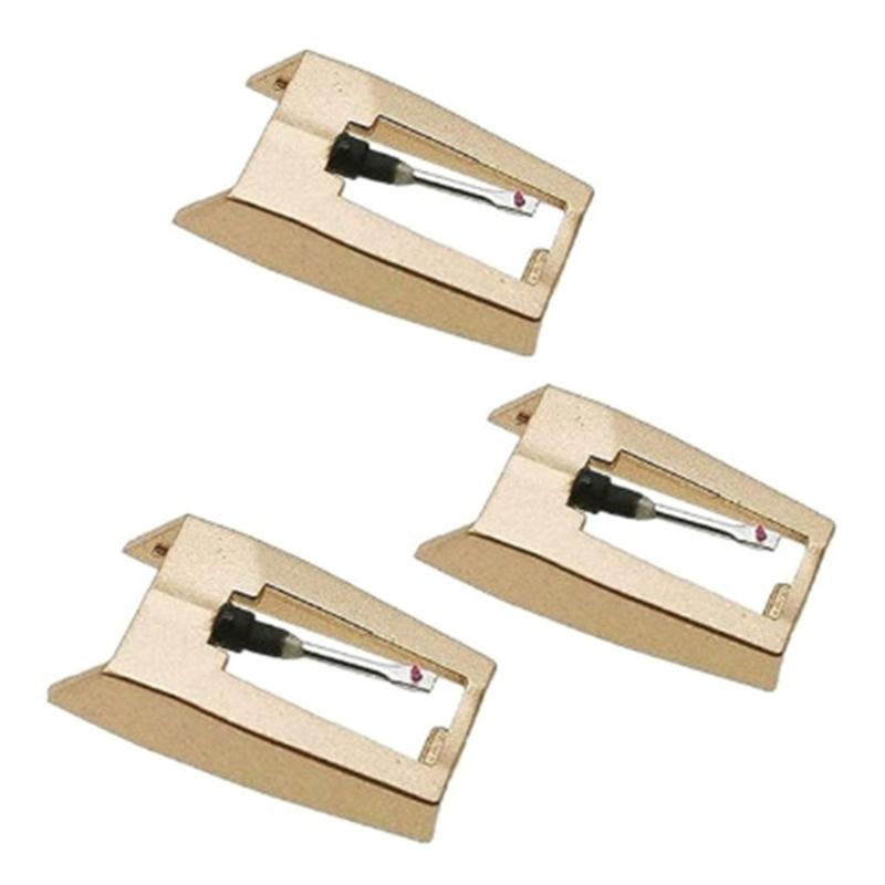 Record Player Needle Replacement Styluses Turntable Needle Phonograph Needle with Cleaning Brush for Vinyls Record Player