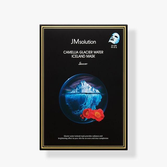JMsolution - Набор масок с ледниковой водой и камелией Исландия Снег 30ml x 10 sheets