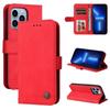 For iPhone 13 Pro Skin Feel Life Tree Metal Button Horizontal Flip Leather Case with Holder & Card Slot & Wallet & Photo Frame & Strap