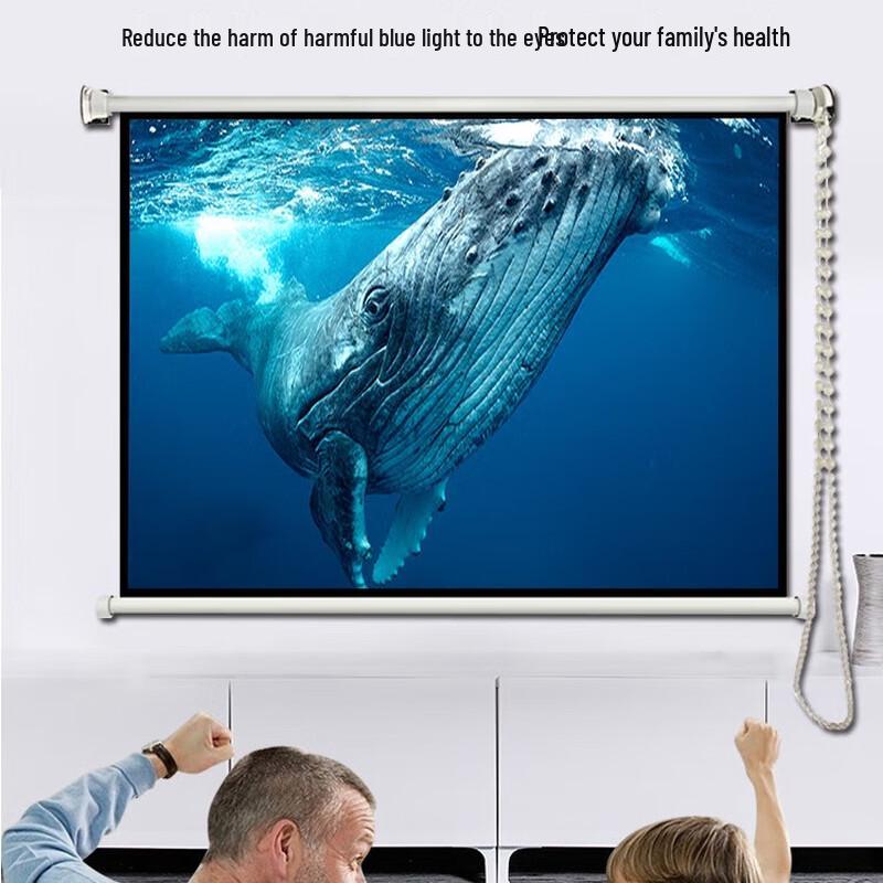 FAIRY LAKE 130-inch 4:3 Pull-Down Projection Screen