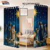 Christmas & Thanksgiving Thickened Digital Print Blackout Curtains - Customizable Image