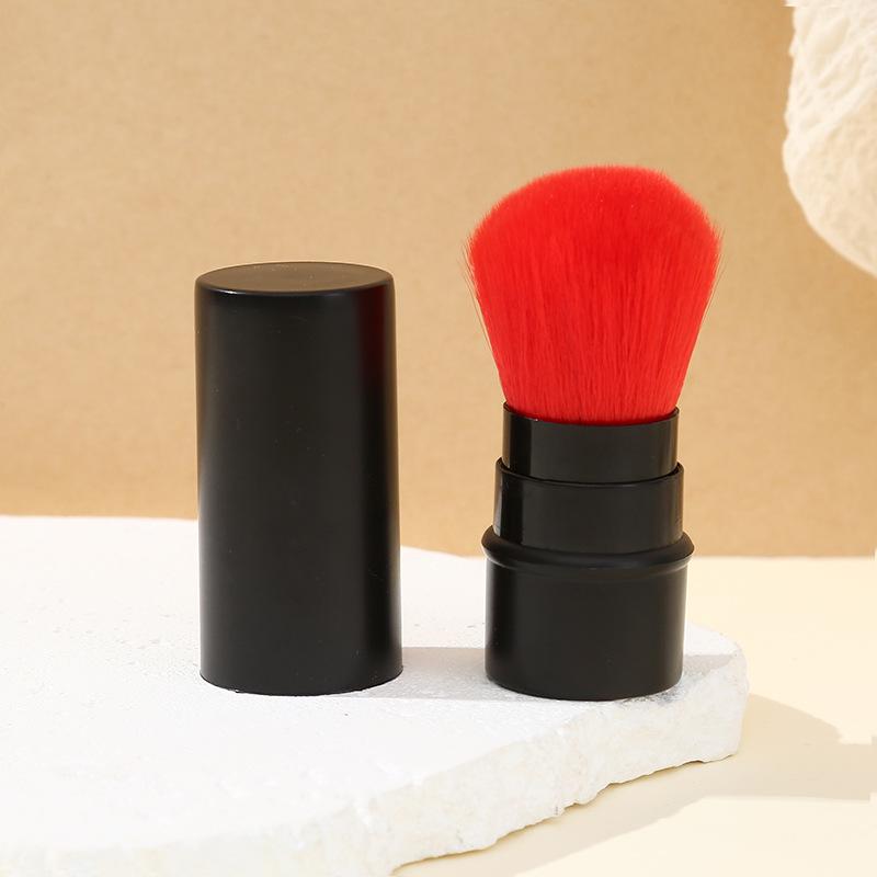 Retractable Multi-Functional Makeup Brush: Nail Art, Loose Powder, Blush, and Dusting Tool
