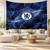 Chelsea FC Wall Tapestry, Soft Fabric Wall Hanging, Decorative Backdrop For Bedroom Home Wall Art