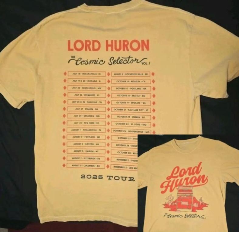 Lord Huron Cosmic Selector 2025 Tour TShirt All Size Unisex T-Shirt S