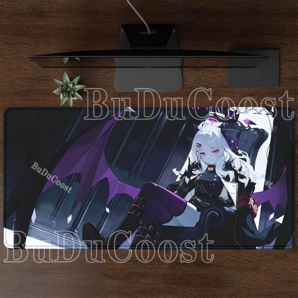 HD Printing Blue Archive Sorasaki Hina Large Mousepad Non-slip XXL Mouse Pad Keyboard Kawaii Anime Girl Overlock Office Desk Mat