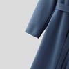 INCERUN Winter Autumn Men Long Sleeve Long Coat Belt Waist Casual Woolen Overcoat