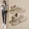 2025 Spring Women's Shoes New Breathable High-top Little White Shoes Women's Korean Version Versatile Platform Sports and Leisure Board Shoes Trendy