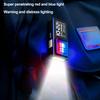 Outdoor Multifunctional Digital Display Strong Light Flashlight, USB Rechargeable LED Mini Portable Long-range Maintenance Light