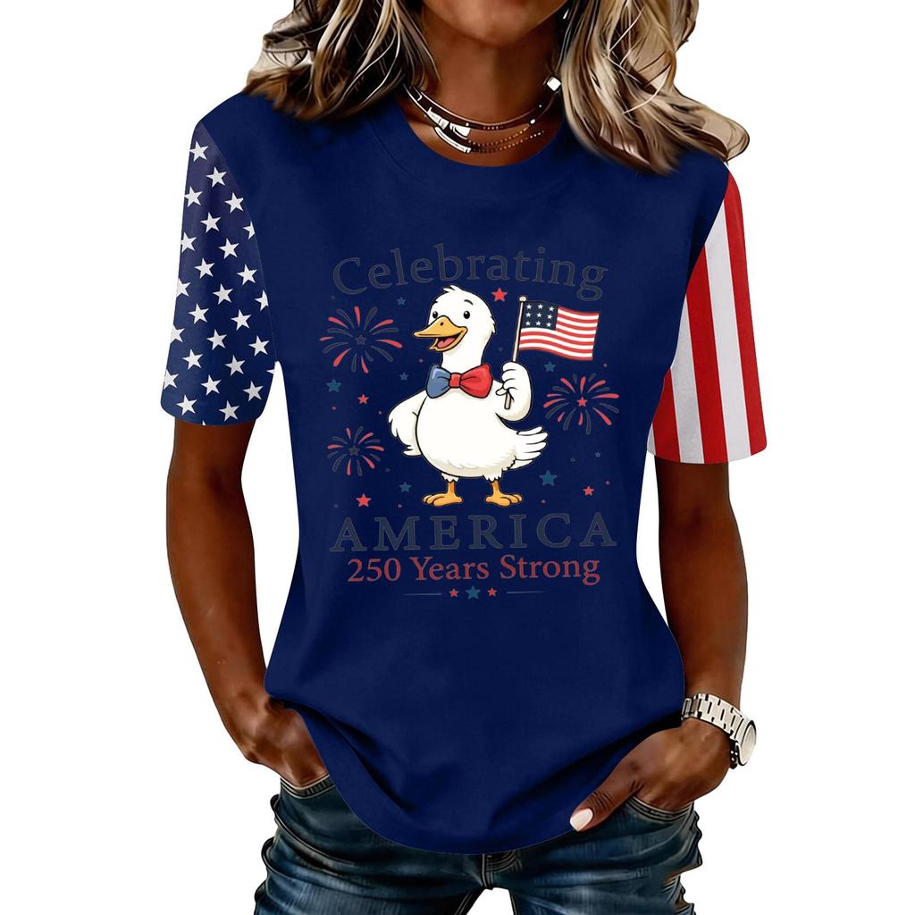 Womens Spring Tops Summer Shirts for Women Womens Summer Shirts Dressy Tops for Women Casual Printed Short Sleeve Tee