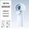 Rechargeable Handheld Mini Fan with Long Battery Life, Quiet Cooling, Powerful Turbine, Portable Design, and Spray Humidifier Feature