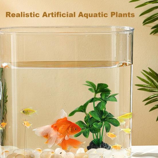 Yousheng Fish Tank Simulated Water Plants Aquarium Decoration Realistic Fish Tank Landscaping Seaweed Ornament for DIY Fish Tank Decor